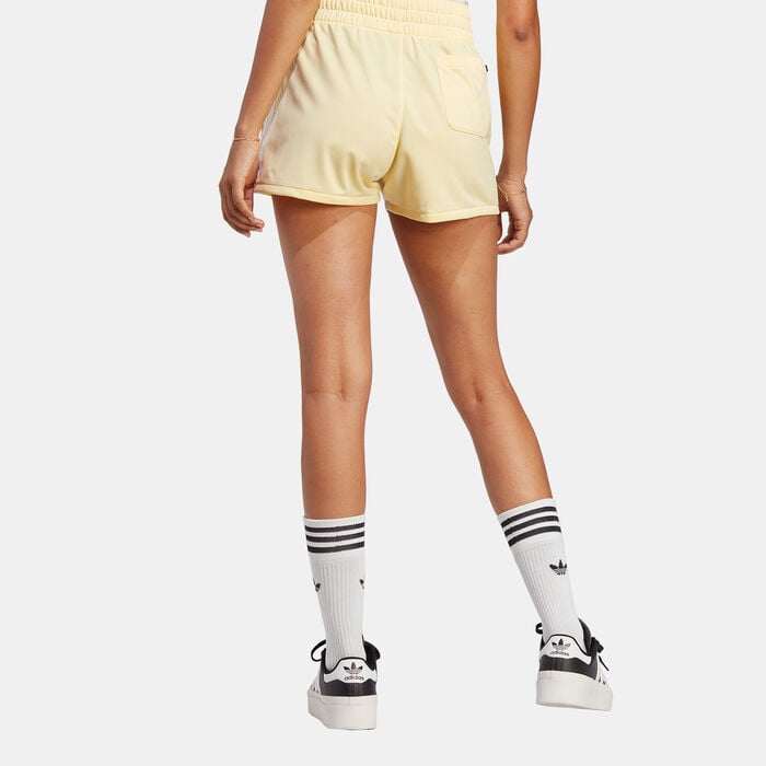 adidas Originals Women's 3-Stripes Shorts yellow adidas Originals Women's 3-Stripes Shorts yellow image number 1