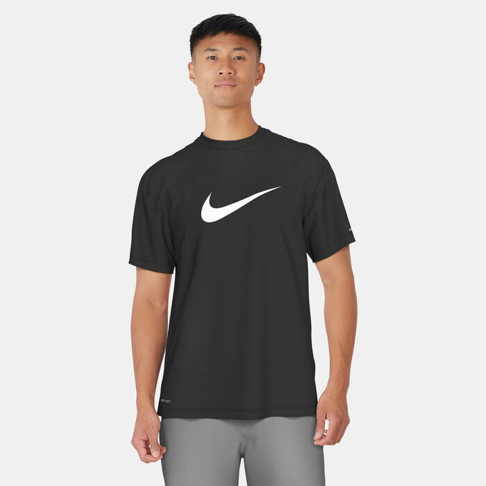 Nike Swim Men's Swim Better Icon Hydro Rashguard Black image number 0