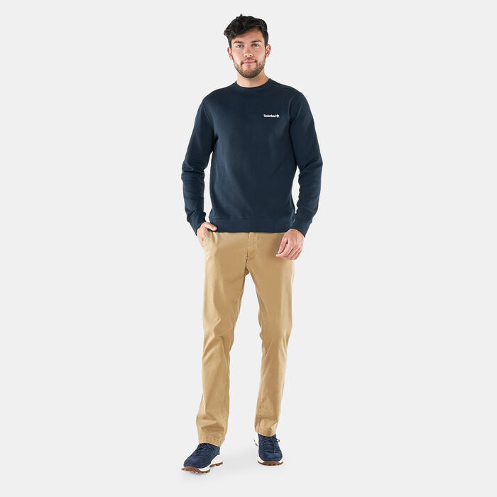 Timberland Men's Chest Logo Sweatshirt Blue Timberland Men's Chest Logo Sweatshirt Blue image number 2