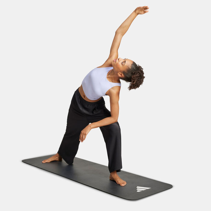 adidas Women's Yoga Inner Shelf Sports Bra and Tank Top Blue image number 2