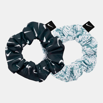 Nike Women's 2.0 Gathered Hair Ties (2 Pieces) Blue Nike Women's 2.0 Gathered Hair Ties (2 Pieces) Blue