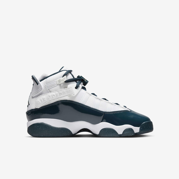 Jordan Kids' 6 Rings Shoes White Jordan Kids' 6 Rings Shoes White image number 2