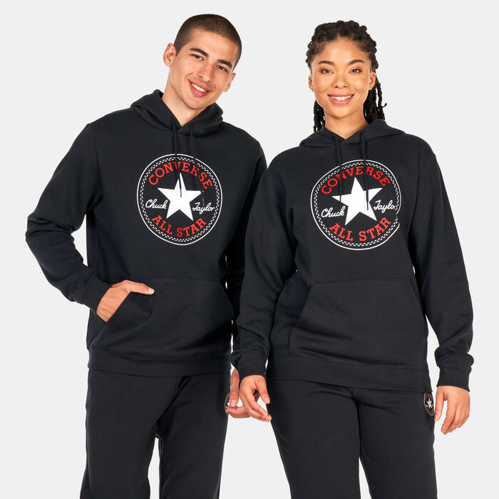 Converse Chuck Patch Core Pullover Hoodie Black Converse Chuck Patch Core Pullover Hoodie Black image number 0