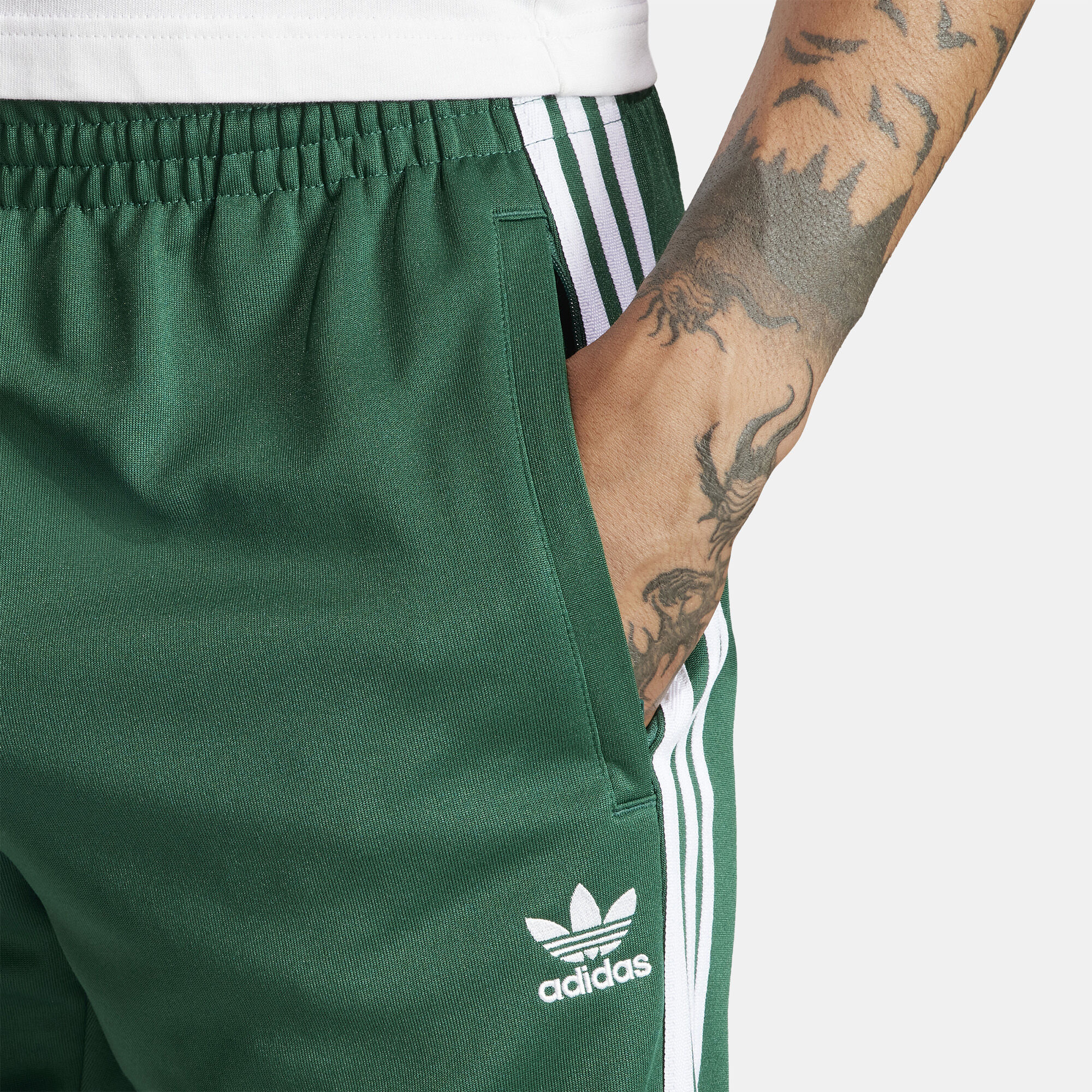 Adidas sst track pants noble green online