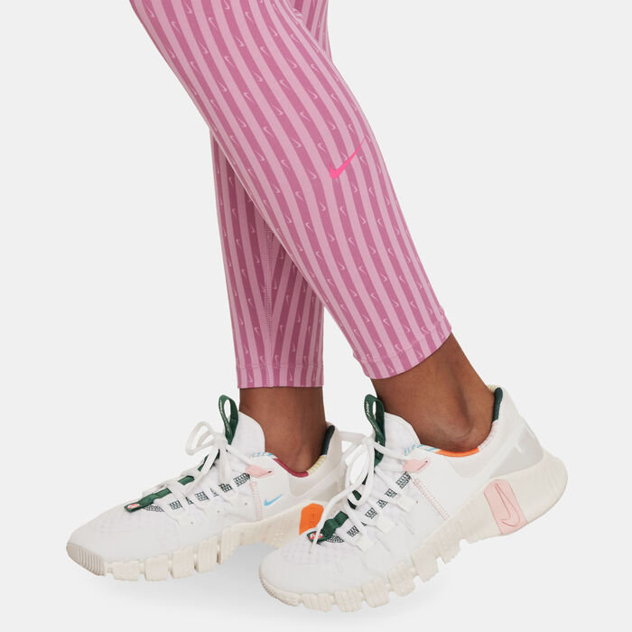 Nike Kids' One Dri-FIT Leggings (Older Kids) Pink image number 2