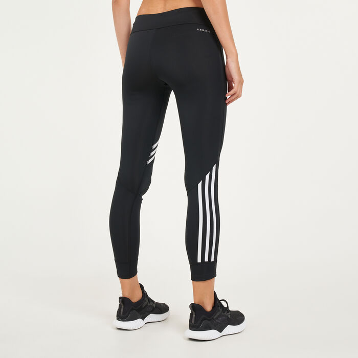 Women's Run It 3-Stripes 7/8 Leggings Women's Run It 3-Stripes 7/8 Leggings image number 1