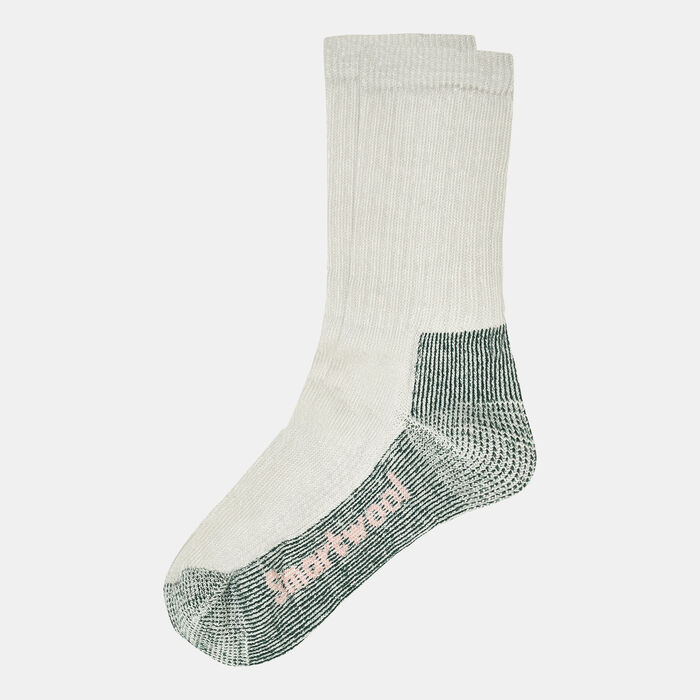 Smartwool Women's Hike Classic Edition Full Cushion Crew Socks Grey Smartwool Women's Hike Classic Edition Full Cushion Crew Socks Grey image number 0