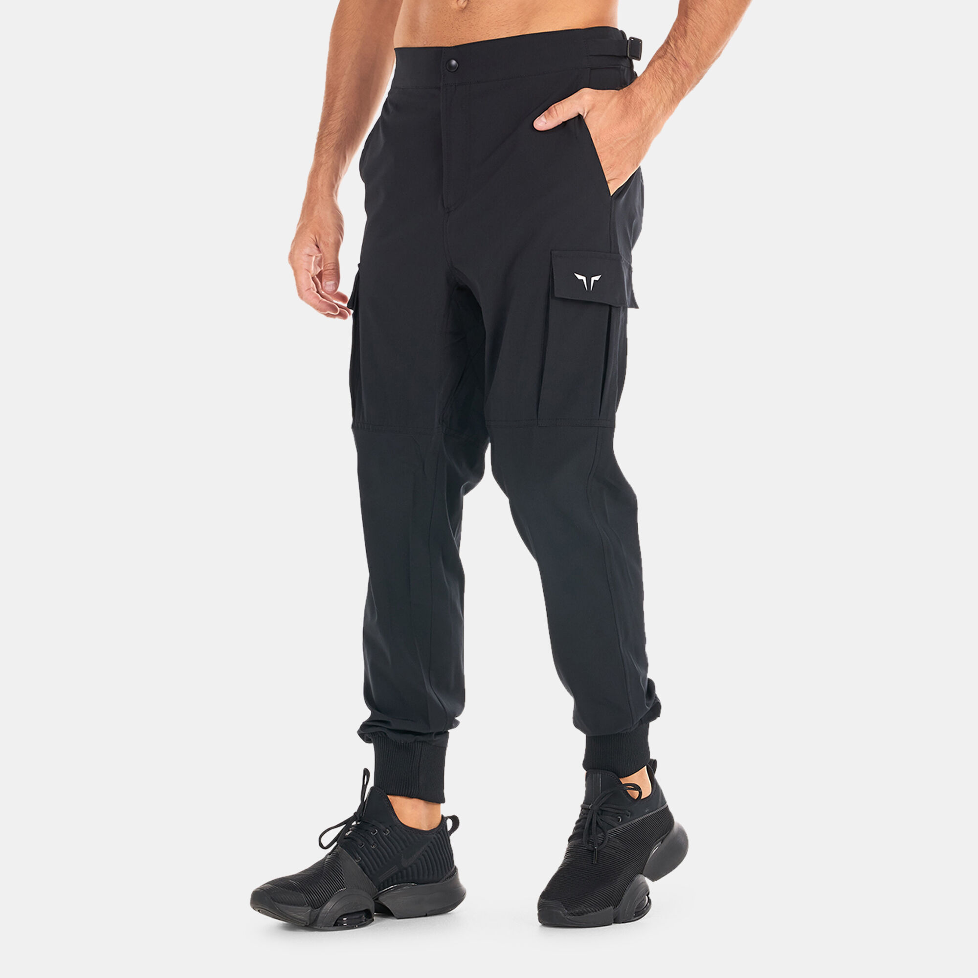 Buy SQUATWOLF Men s 4 Way Stretch Cargo Pants Black in KSA SSS