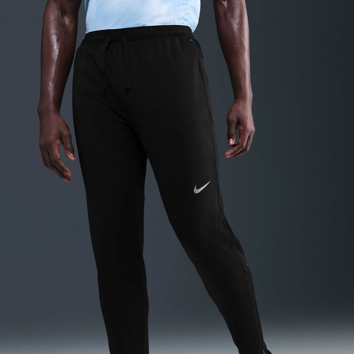 Nike Men's Stride Knit Running Pants Black Nike Men's Stride Knit Running Pants Black image number 1