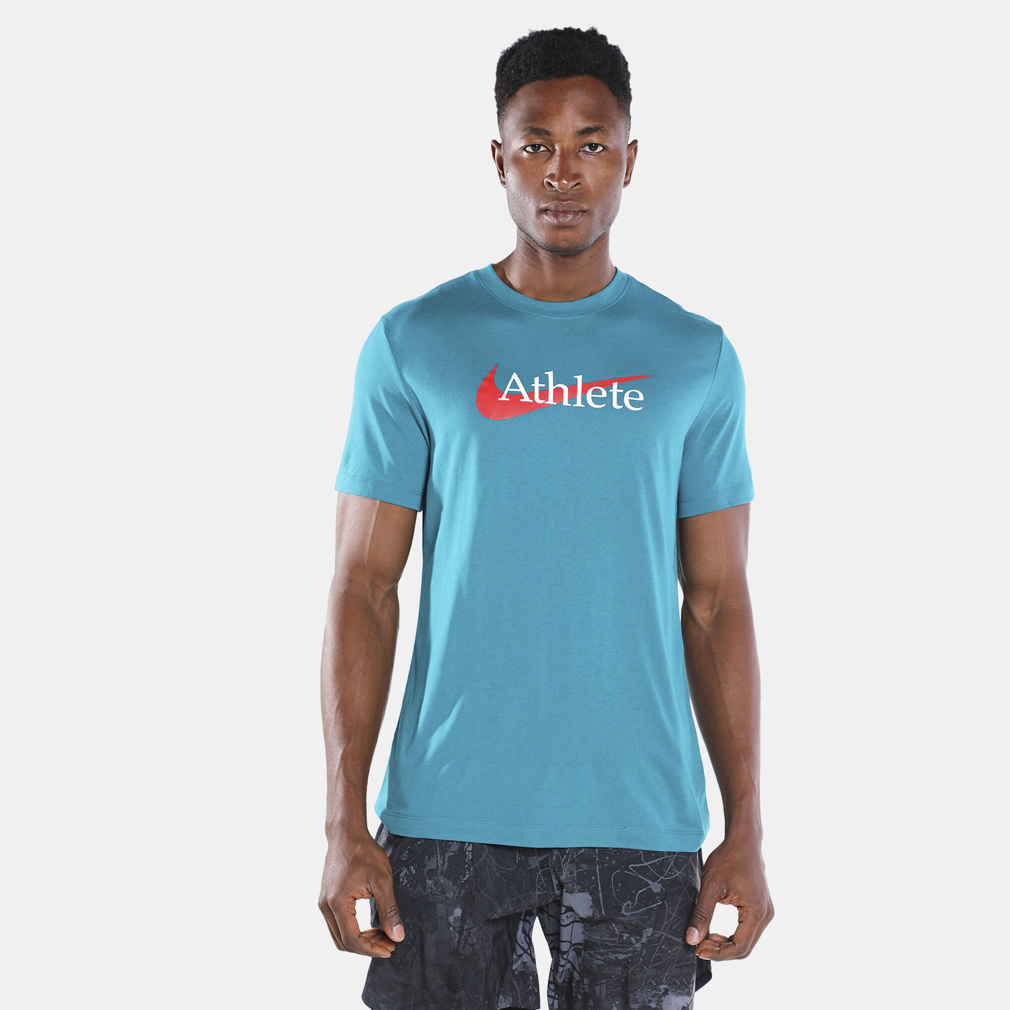 Nike athlete t shirt grey deals