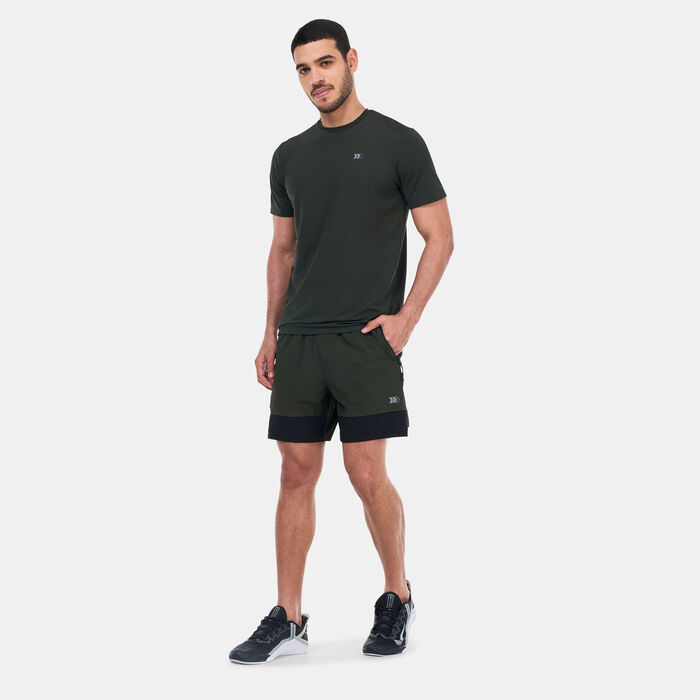 Sun and Sand Sports Men's Hybrid 2.0 Training Shorts Green Sun and Sand Sports Men's Hybrid 2.0 Training Shorts Green image number 2