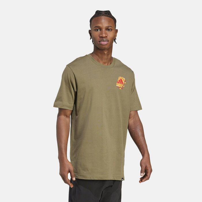 adidas Men's Graphic T-Shirt Green adidas Men's Graphic T-Shirt Green image number 2