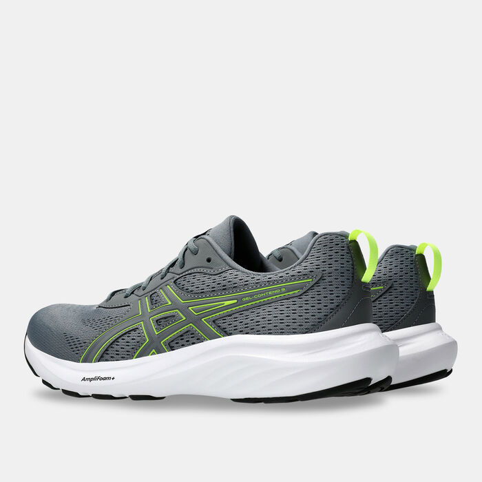 ASICS Men's GEL-CONTEND 9 Running Shoes Grey image number 2