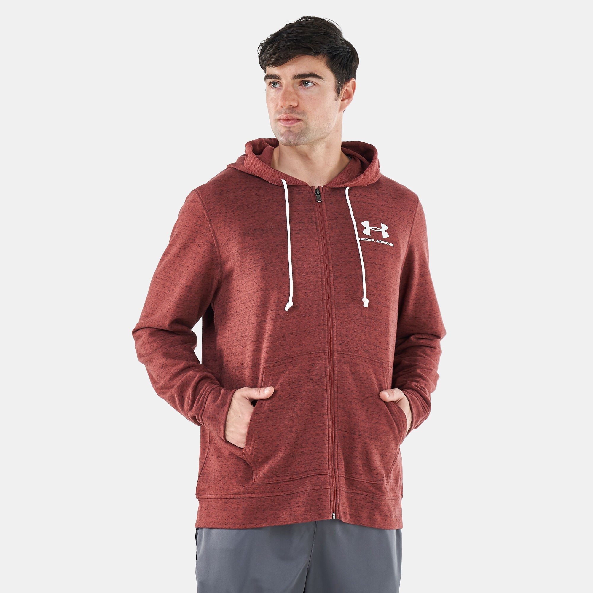 Men's ua sportstyle on sale terry full zip