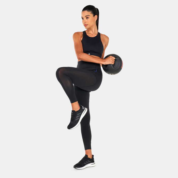 adidas Women's Tailored HIIT Luxe 7/8 Leggings Black adidas Women's Tailored HIIT Luxe 7/8 Leggings Black image number 2