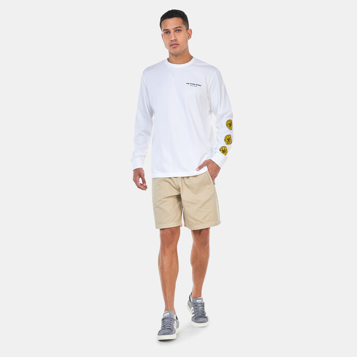 adidas Originals Men's Trefoil Essentials+ Dye Shorts Beige adidas Originals Men's Trefoil Essentials+ Dye Shorts Beige image number 2