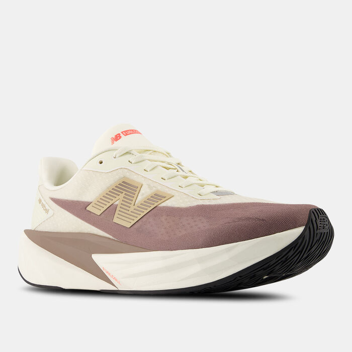 New Balance Men's FuelCell Rebel v5 Shoes Beige New Balance Men's FuelCell Rebel v5 Shoes Beige image number 1