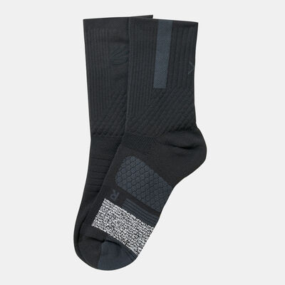 Under Armour Curry ArmourDry Playmaker Crew Socks (1 Pair) Black