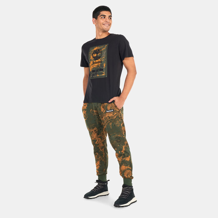 Timberland Men's Printed Logo Authentic T-Shirt Black Timberland Men's Printed Logo Authentic T-Shirt Black image number 2