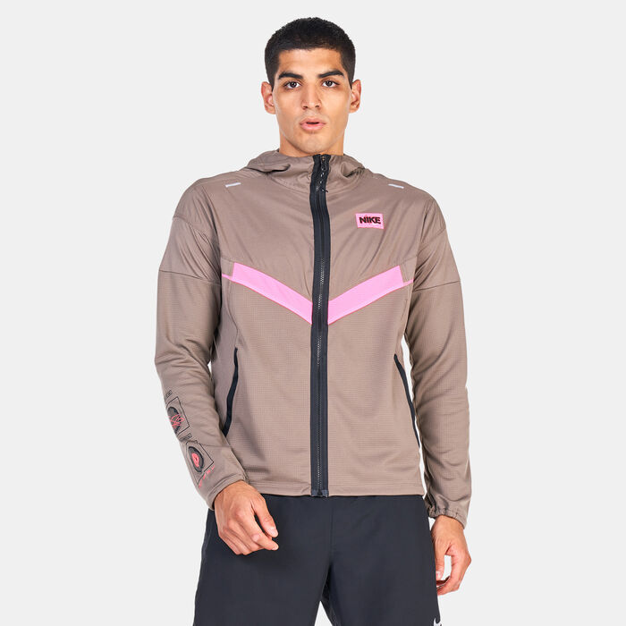 Nike Men's Windrunner D.Y.E. Running Jacket Grey Nike Men's Windrunner D.Y.E. Running Jacket Grey image number 0