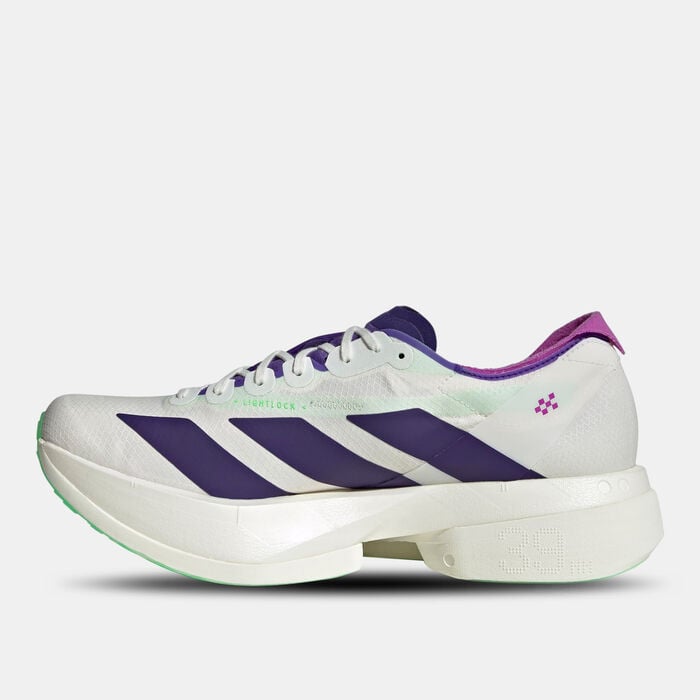 adidas Men's Adizero Adios Pro 4 Running Shoes White adidas Men's Adizero Adios Pro 4 Running Shoes White image number 2