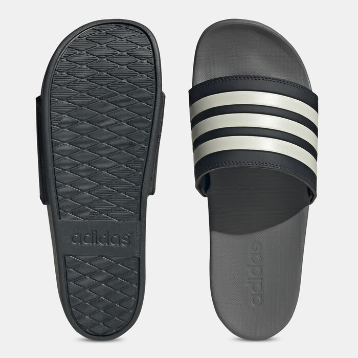 adidas Adilette Comfort Slides Grey adidas Adilette Comfort Slides Grey image number 4