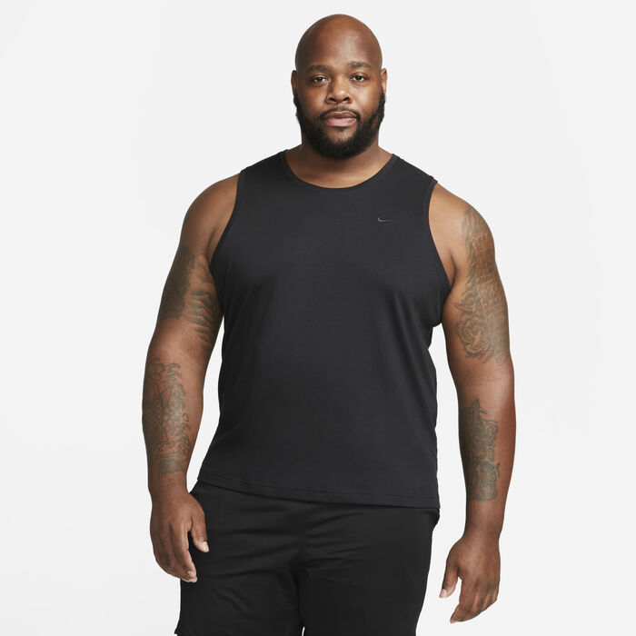 Nike Men's Primary Dri-FIT Tank Top Black Nike Men's Primary Dri-FIT Tank Top Black image number 8