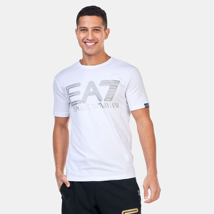 EA7 Emporio Armani Men's Logo Series T-Shirt White EA7 Emporio Armani Men's Logo Series T-Shirt White image number 0