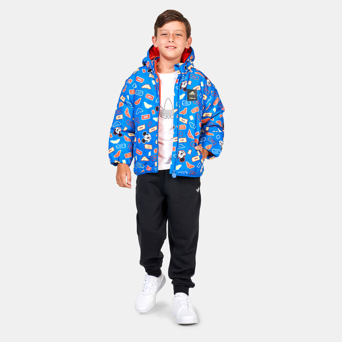 adidas Kids’ X Disney Mickey Mouse Jacket Blue image number 2