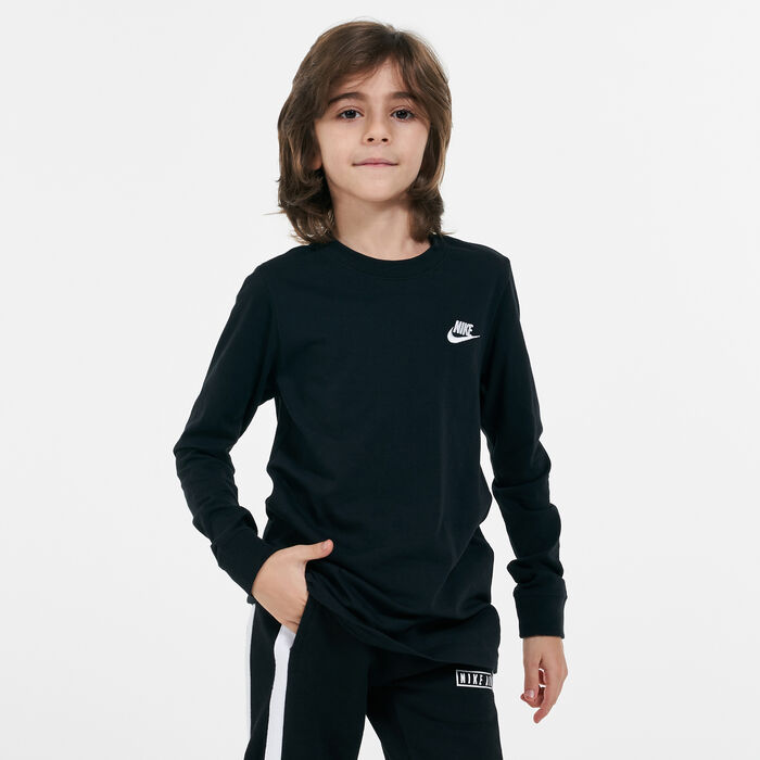 Nike Kids' Sportswear T-Shirt (Older Kids) Black Nike Kids' Sportswear T-Shirt (Older Kids) Black image number 0