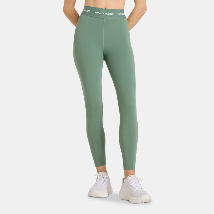 New Balance Women's Sleek Sport Leggings Green image number 0