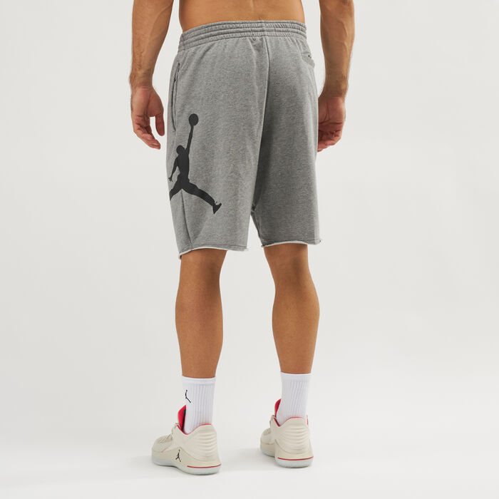 Jordan Men's Air Jumpman Fleece Shorts Grey Jordan Men's Air Jumpman Fleece Shorts Grey image number 1