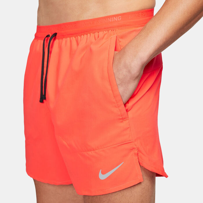 Nike Men's Stride Dri-FIT Running Shorts Red Nike Men's Stride Dri-FIT Running Shorts Red image number 3