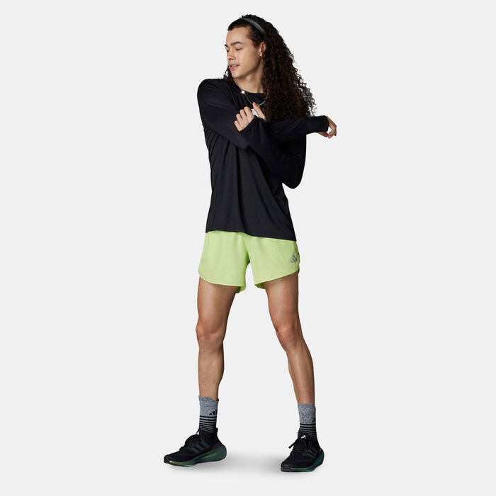 adidas Men's Run It Shorts Green adidas Men's Run It Shorts Green image number 2