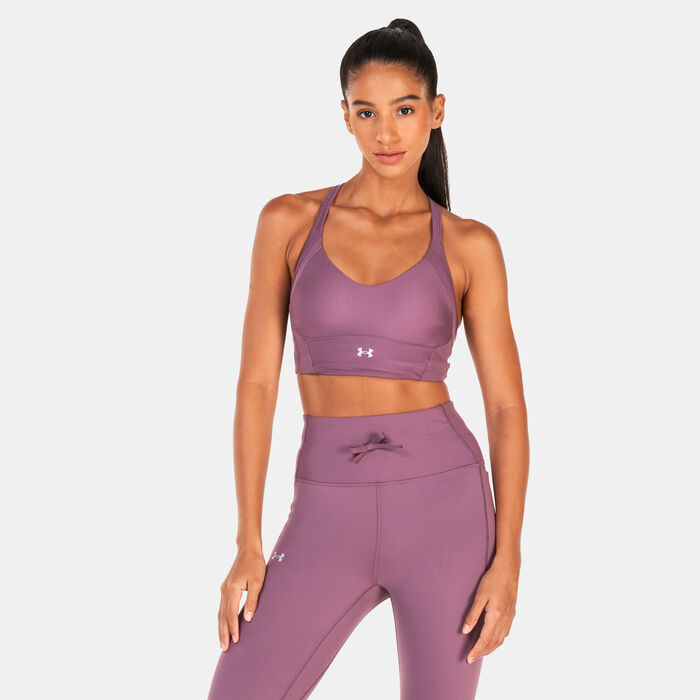 Buy Under Armour Women's UA Infinity Mid Rib Sports Bra Purple in