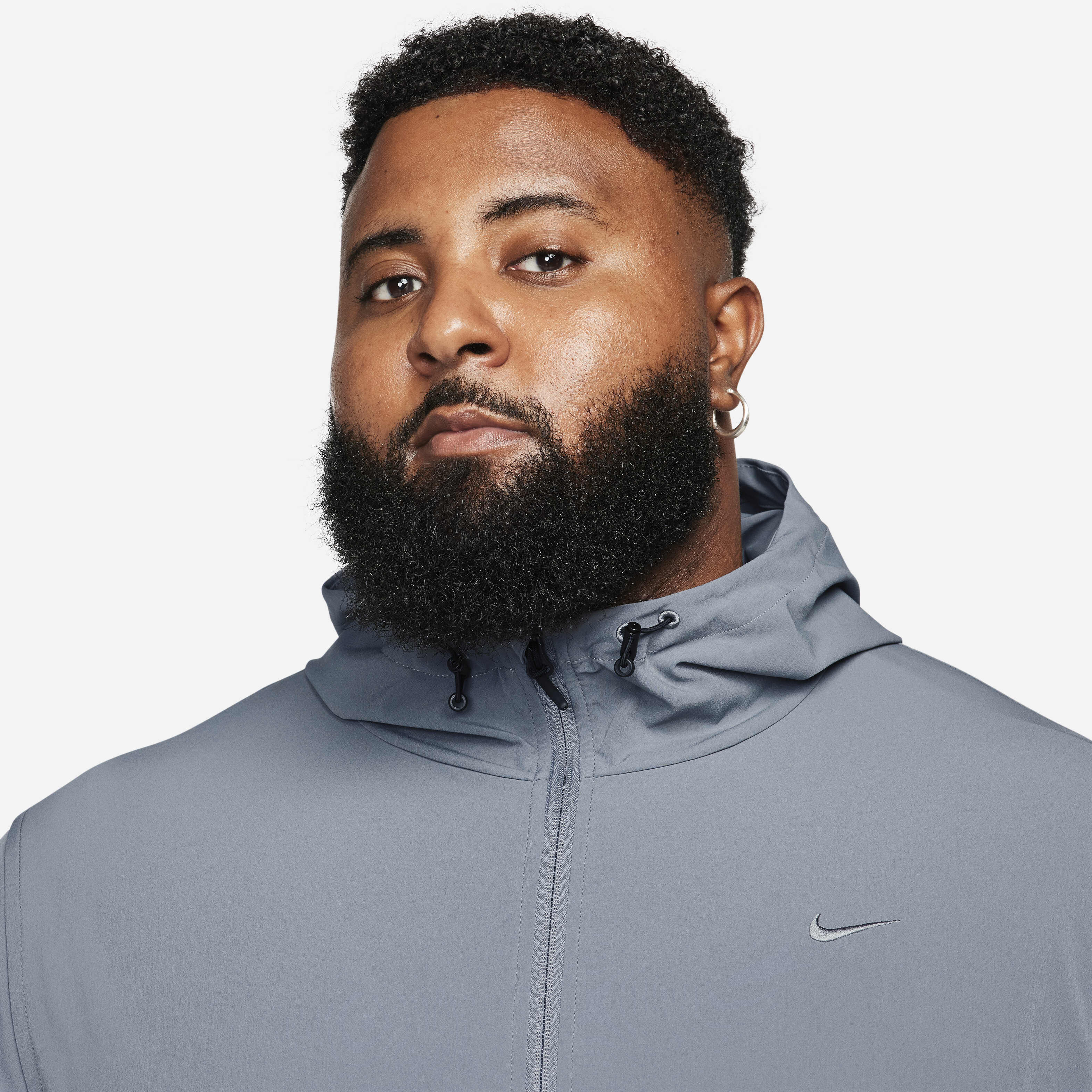 Men s Unlimited Water Repellent Hoodie Grey Nike in KSA SSS