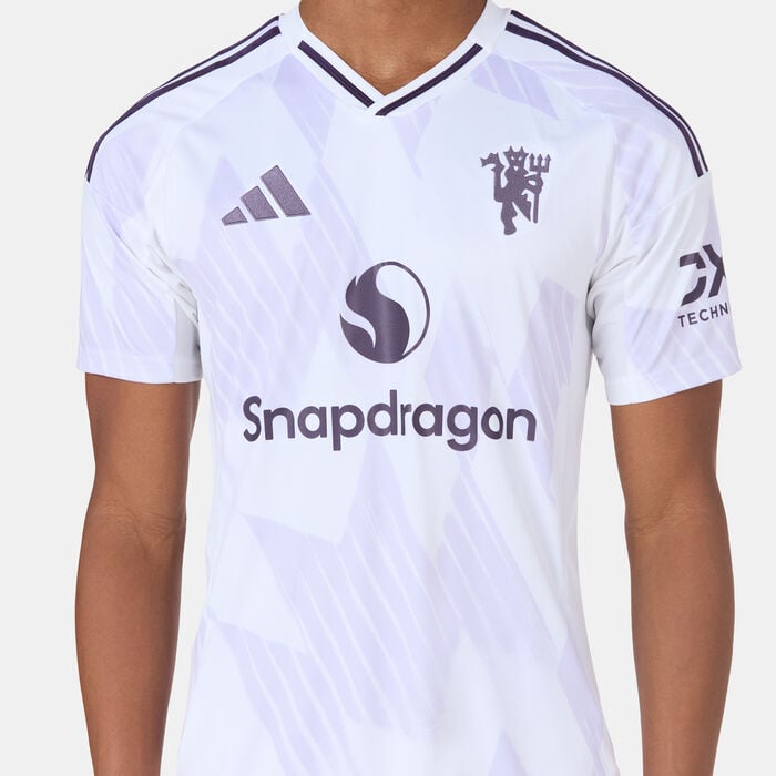 adidas Men's Manchester United 25/26 Away Replica Football Jersey White adidas Men's Manchester United 25/26 Away Replica Football Jersey White image number 3