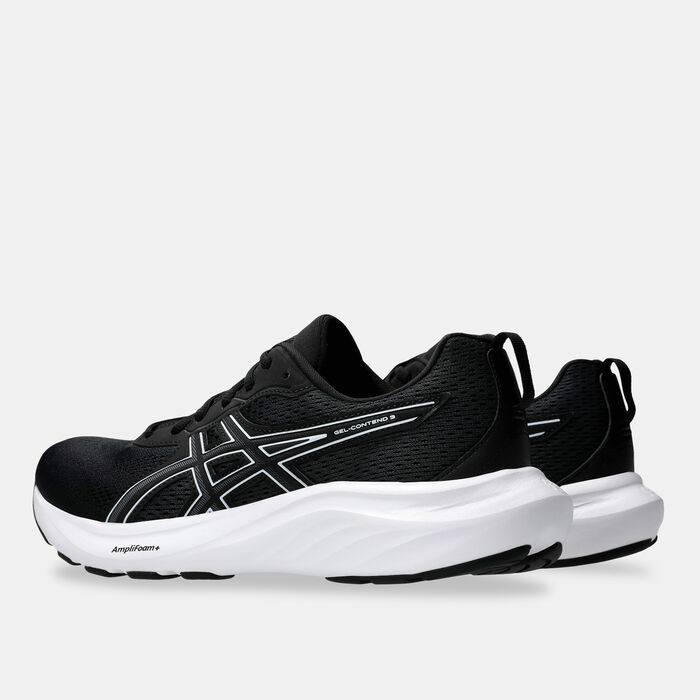 ASICS Men's GEL-CONTEND 9 Running Shoes Black image number 2
