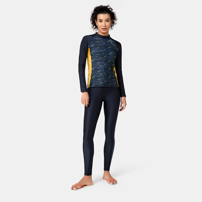 COEGA Women's Swimming Rashguard Black COEGA Women's Swimming Rashguard Black image number 2