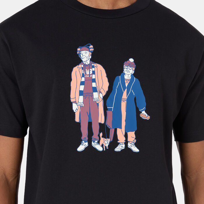 New Balance Men's Athletics Never Age Graphic T-Shirt Black image number 3