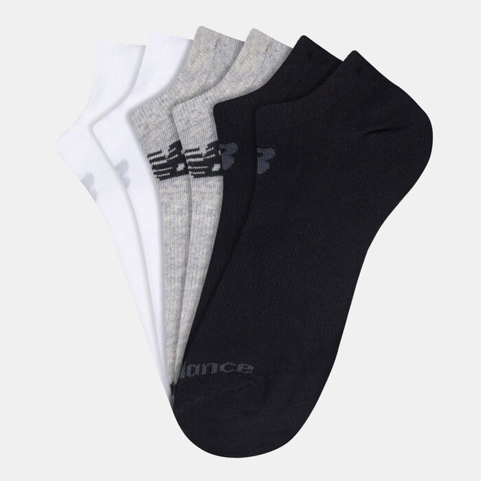 New Balance Performance Flat Knit No Show Socks (3 Pack) Multi-Color New Balance Performance Flat Knit No Show Socks (3 Pack) Multi-Color image number 0