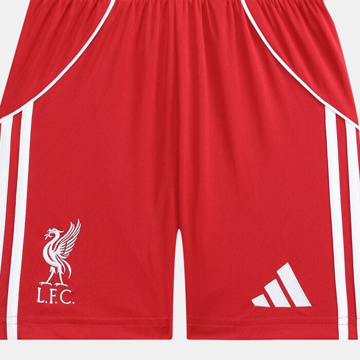 adidas Kids' Liverpool 25/26 Home Replica Football Shorts Red adidas Kids' Liverpool 25/26 Home Replica Football Shorts Red image number 2