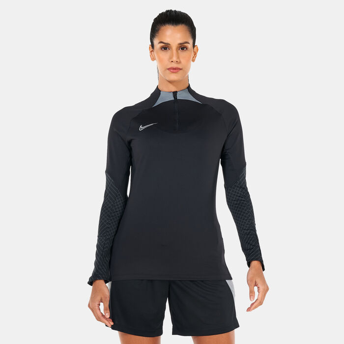 Nike Women's Dri-FIT Drill Long Sleeve Top Black image number 0