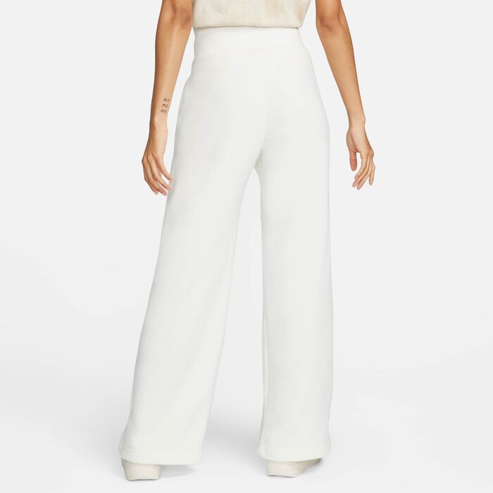 Nike Women's Sportswear Phoenix Fleece Wide-Leg Sweatpants Ivory Nike Women's Sportswear Phoenix Fleece Wide-Leg Sweatpants Ivory image number 1