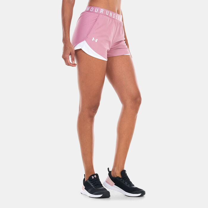 Under Armour Women's Play Up 3.0 Training Shorts Pink image number 0