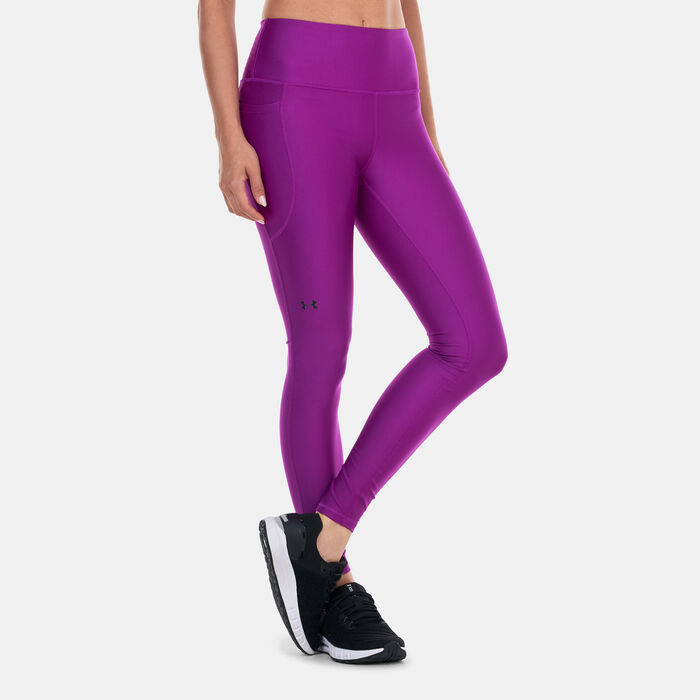 Buy Under Armour Women's HeatGear® No-Slip Training Leggings Purple in KSA  -SSS