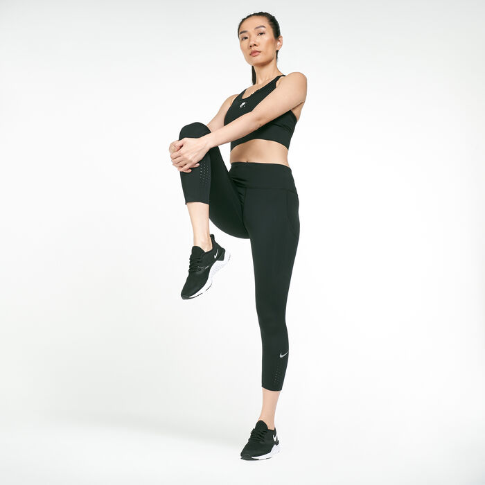 Nike Women's Epic Lux Crop Leggings Black image number 2