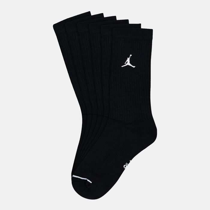 Jordan Everyday Crew Socks (3 Pairs) Black Jordan Everyday Crew Socks (3 Pairs) Black image number 0