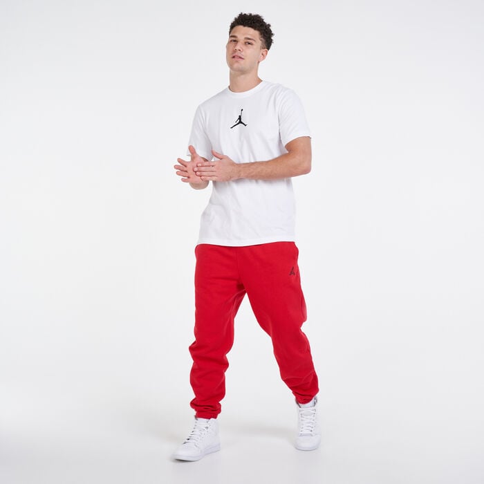 Jordan Men's Dri-FIT Jumpman T-Shirt White Jordan Men's Dri-FIT Jumpman T-Shirt White image number 1
