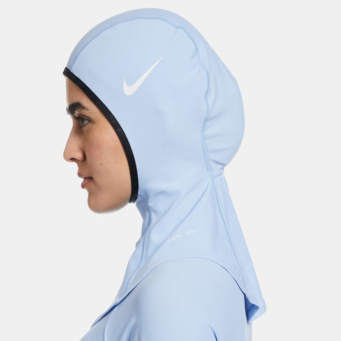 Nike Swim Women's Victory One Swimming Hijab Blue image number 3